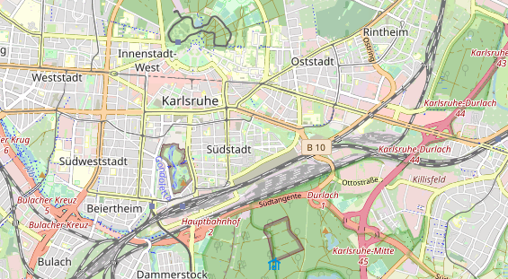 physical therapy on map