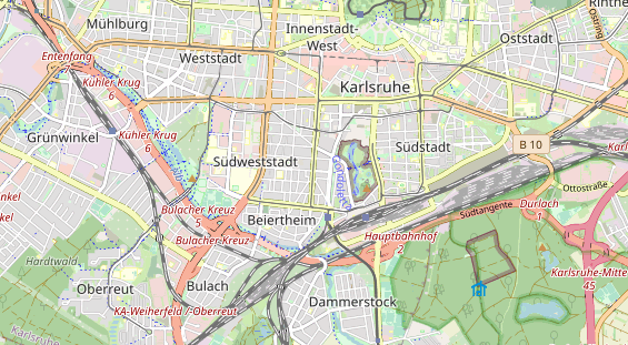 physical therapy on map