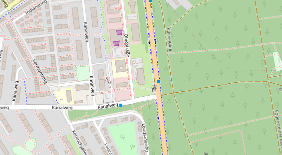 Physiotherapie auf Satellitenbild