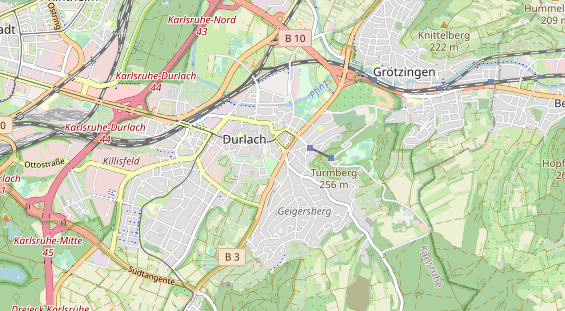 physical therapy on map