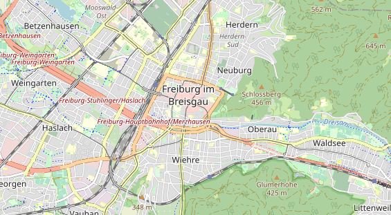 physical therapy on map