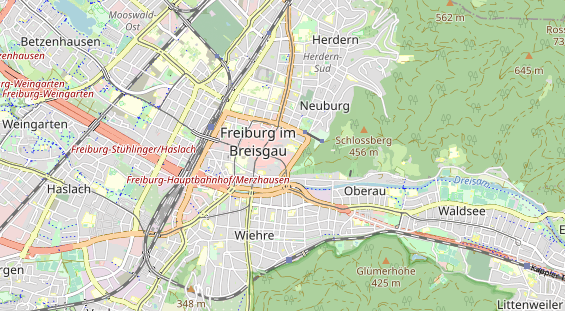 physical therapy on map