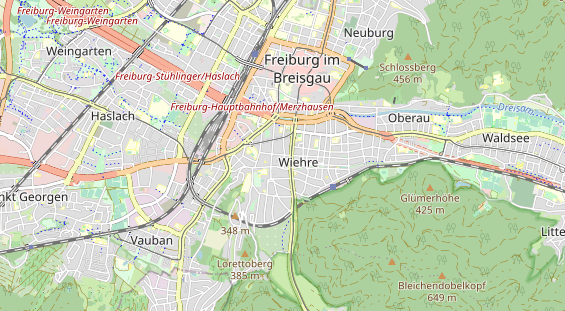 physical therapy on map