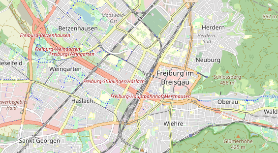 physical therapy on map