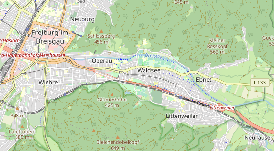 physical therapy on map