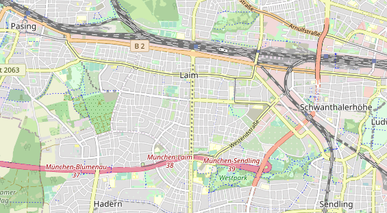 physical therapy on map