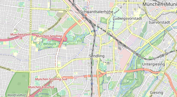 physical therapy on map