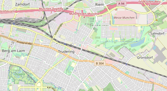 physical therapy on map