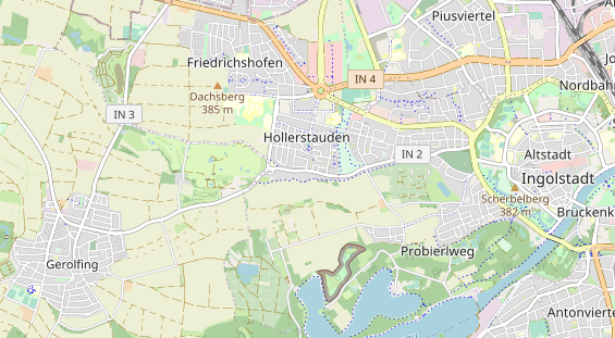 physical therapy on map