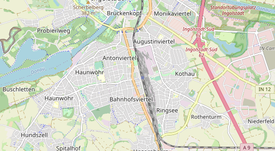 physical therapy on map