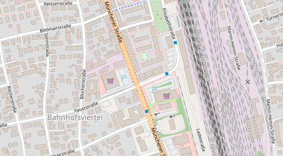 Physiotherapie auf Satellitenbild