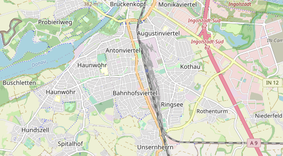 physical therapy on map