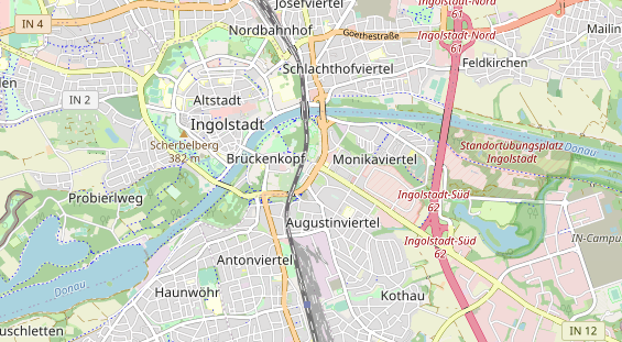 physical therapy on map