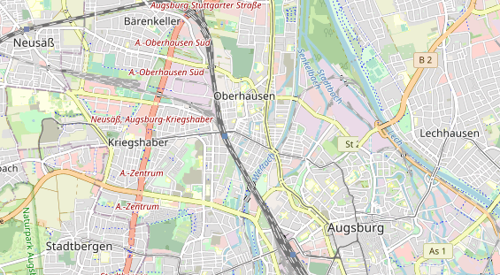 physical therapy on map