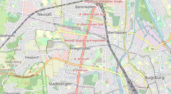 physical therapy on map