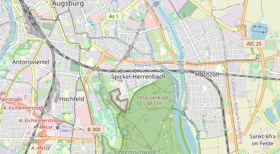 physical therapy on map