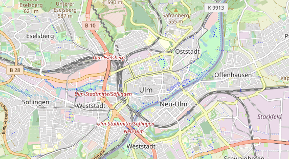 physical therapy on map