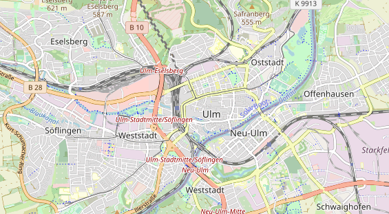 physical therapy on map