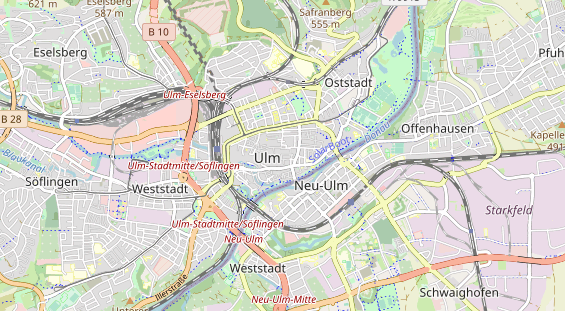 physical therapy on map