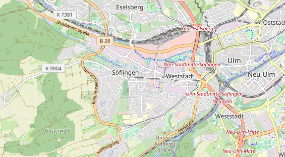 physical therapy on map