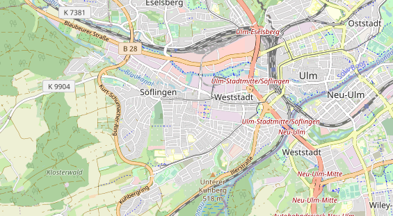 physical therapy on map