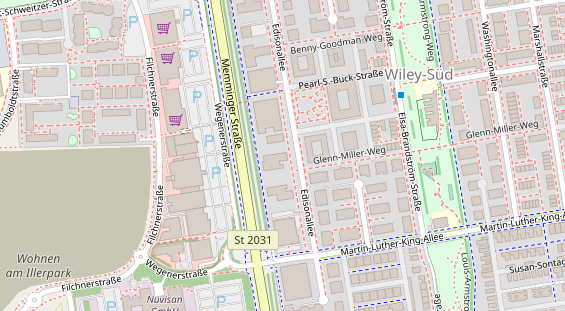 Physiotherapie auf Satellitenbild