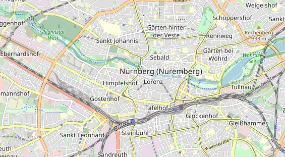 physical therapy on map