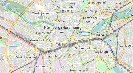 physical therapy on map