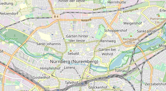 physical therapy on map