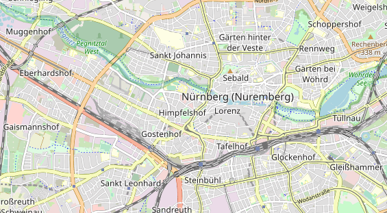 physical therapy on map