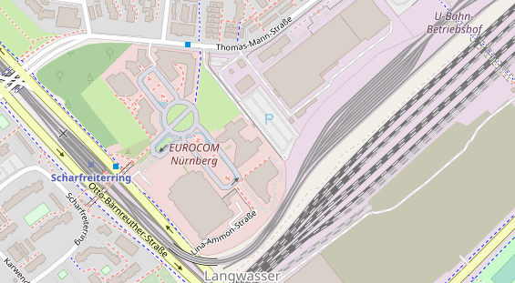 Physiotherapie auf Satellitenbild