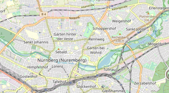 physical therapy on map