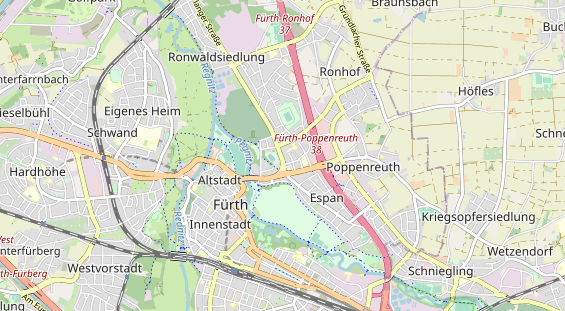 physical therapy on map