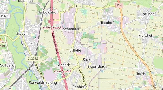 physical therapy on map