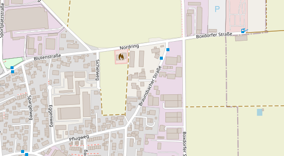 Physiotherapie auf Satellitenbild