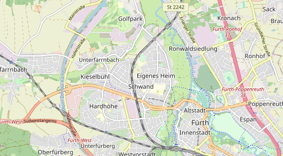 physical therapy on map