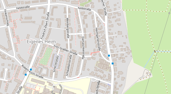 Physiotherapie auf Satellitenbild