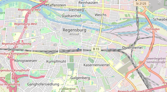 physical therapy on map