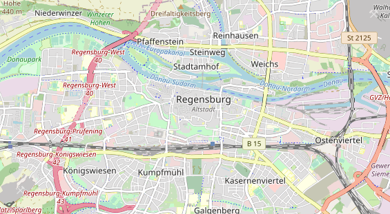 physical therapy on map