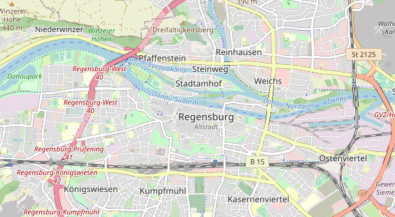 physical therapy on map