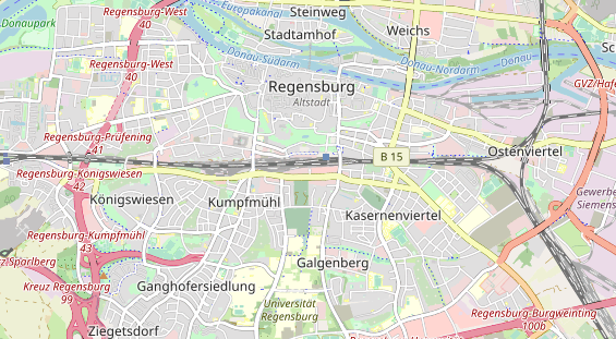 physical therapy on map