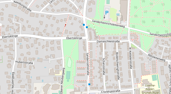 Physiotherapie auf Satellitenbild