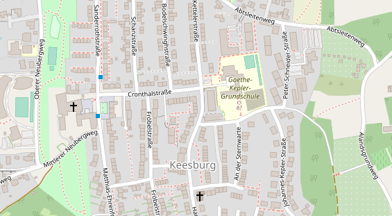 Physiotherapie auf Satellitenbild