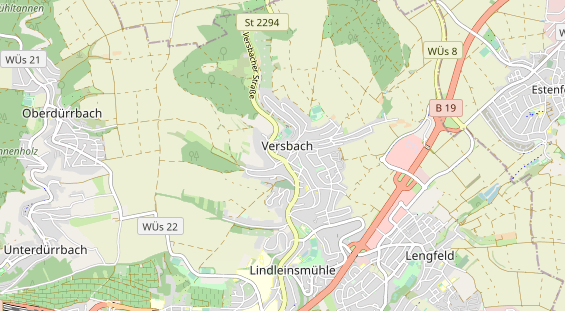 physical therapy on map
