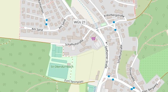 Physiotherapie auf Satellitenbild