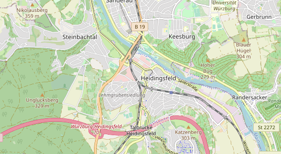 physical therapy on map