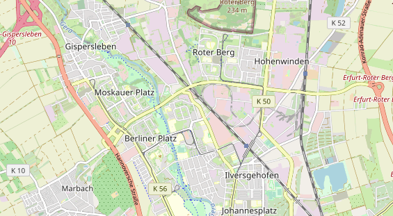 physical therapy on map