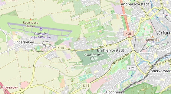 physical therapy on map