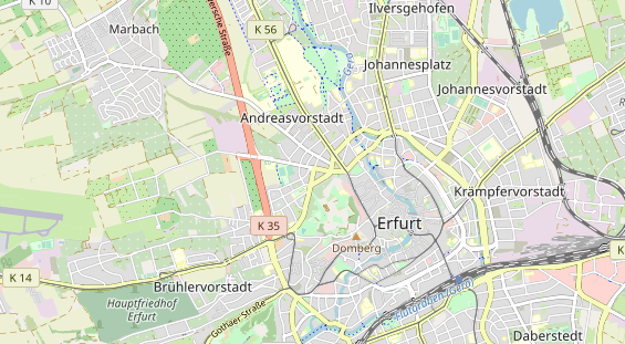 physical therapy on map