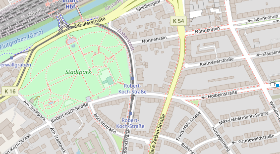 Physiotherapie auf Satellitenbild